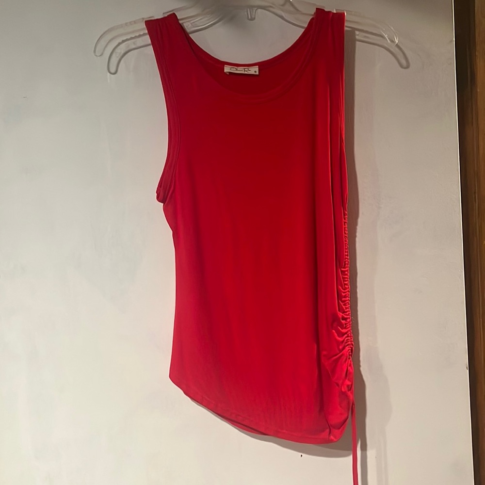 Red tank top